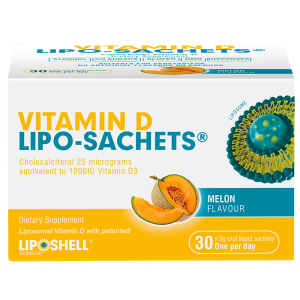 Lipo-Sachets Vitamin D Melon 5g 30 Sachets
