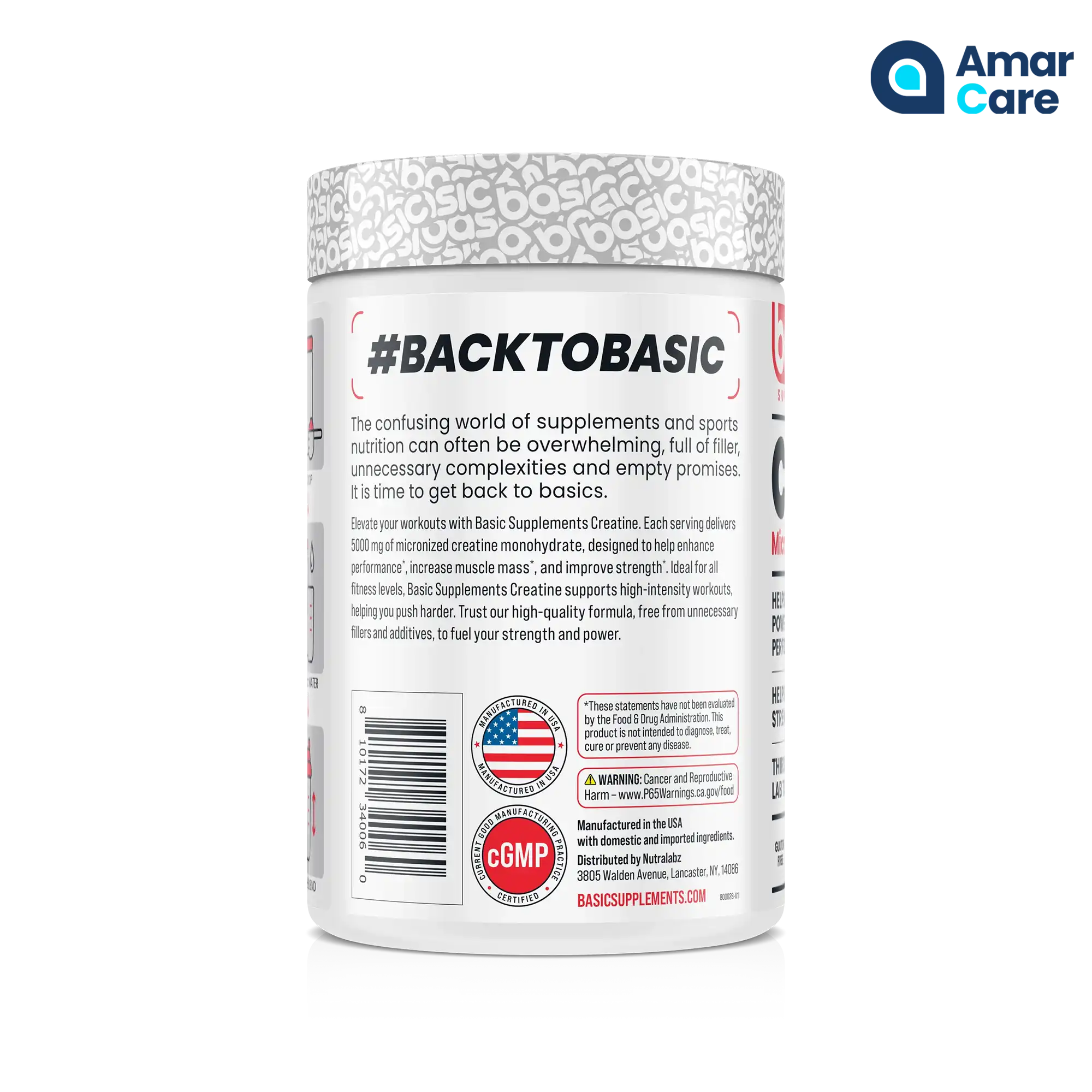 Basic® Creatine 60 serves - Image 2