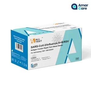 All Test 4in1 Rapid Antigen Test Kit, 1 Pack, COVID-19/RSV/Influenza A&B