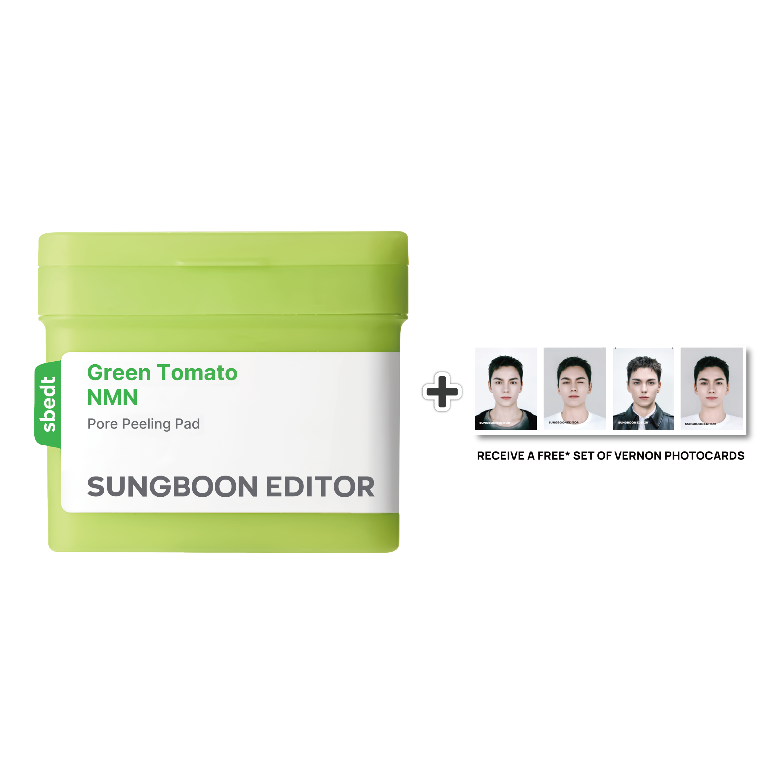 Sungboon Editor Green Tomato NMN Pore Peeling Pad 170ml 60pcs