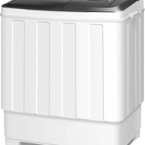 Nictemaw Portable Twin Tub Washing Machine 30Lbs