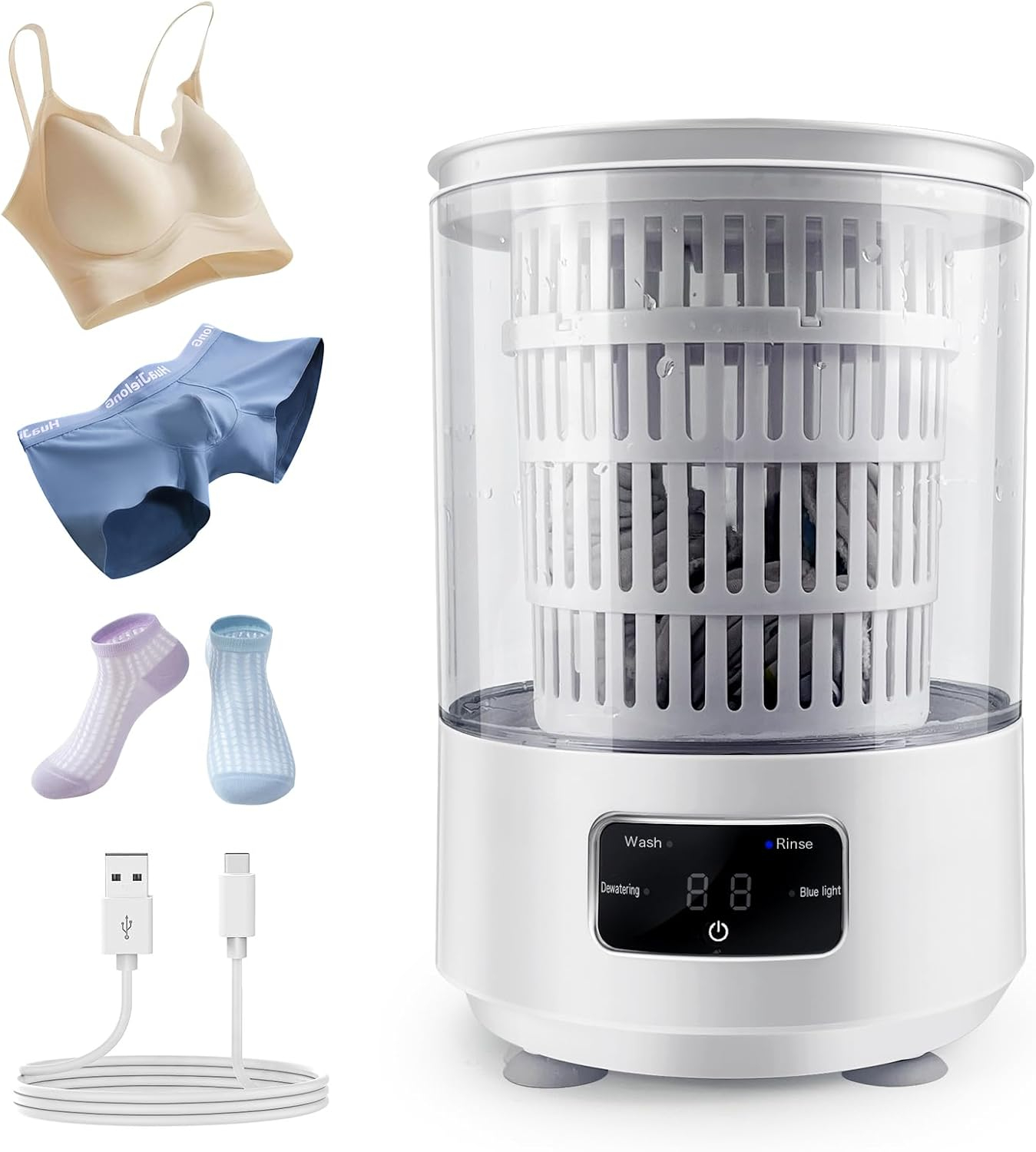 SUNHAIXIA Portable Mini Washing Machine - Image 2