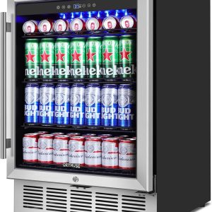 ORYMUSE 24" Beverage Refrigerator 180 Can
