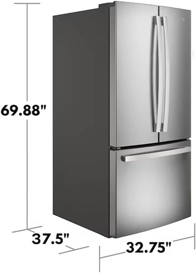 GE 24.7 cu.ft. French Door Refrigerator - Image 2