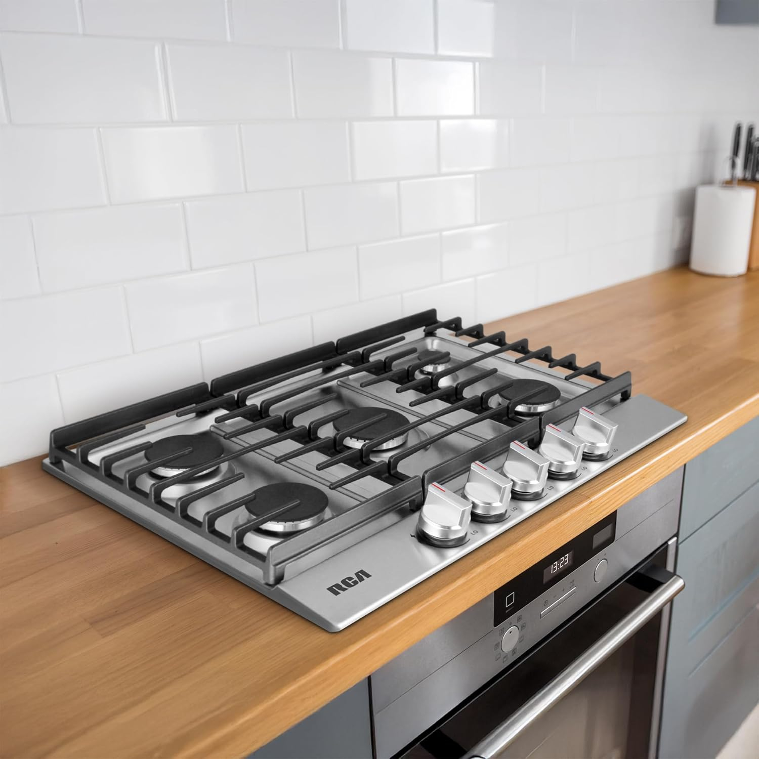 RCA 30 in. Drop-In Gas Cooktop 5 Burners - Image 2