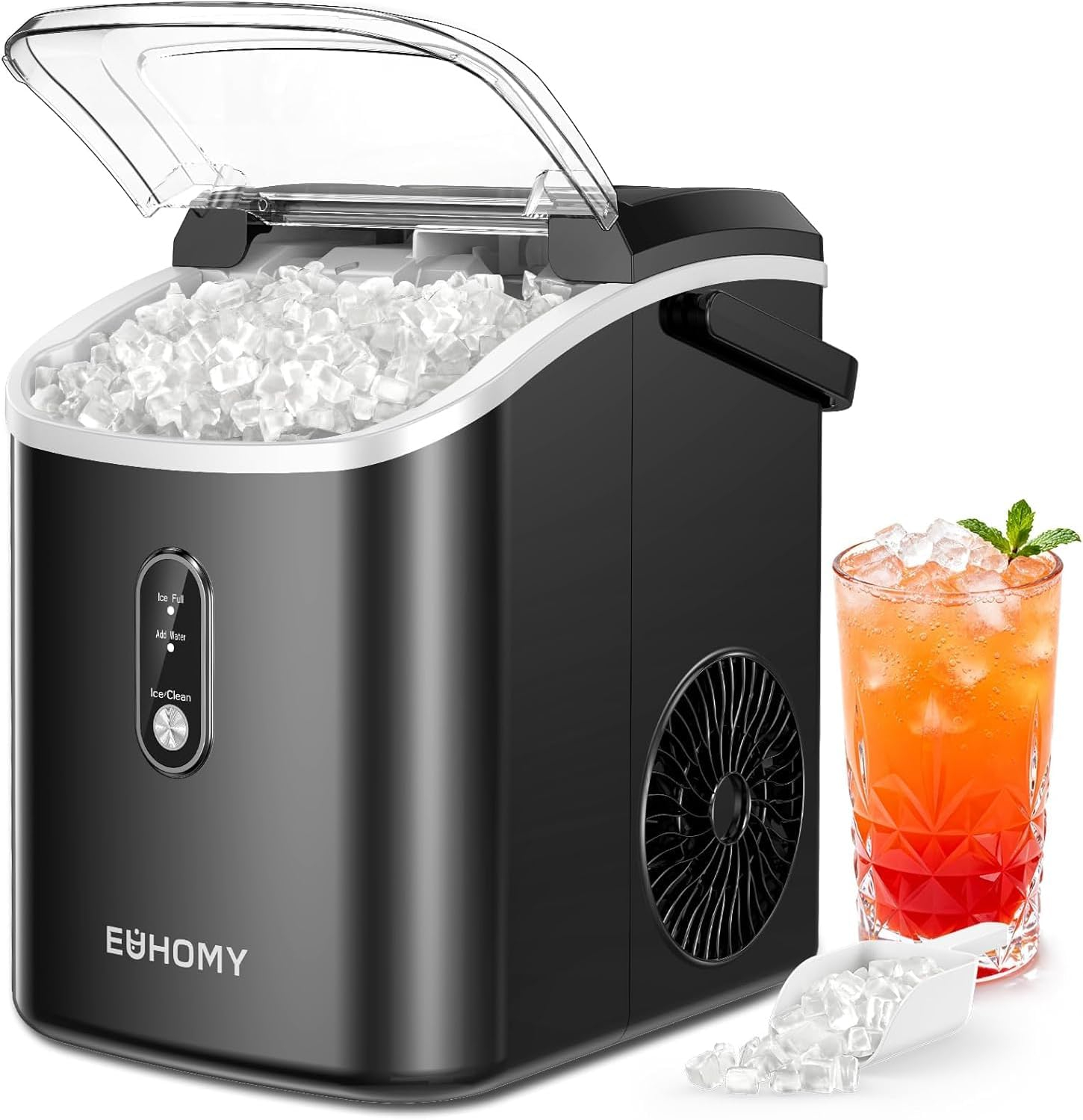 EUHOMY Nugget Ice Maker Countertop 34lbs - Image 3