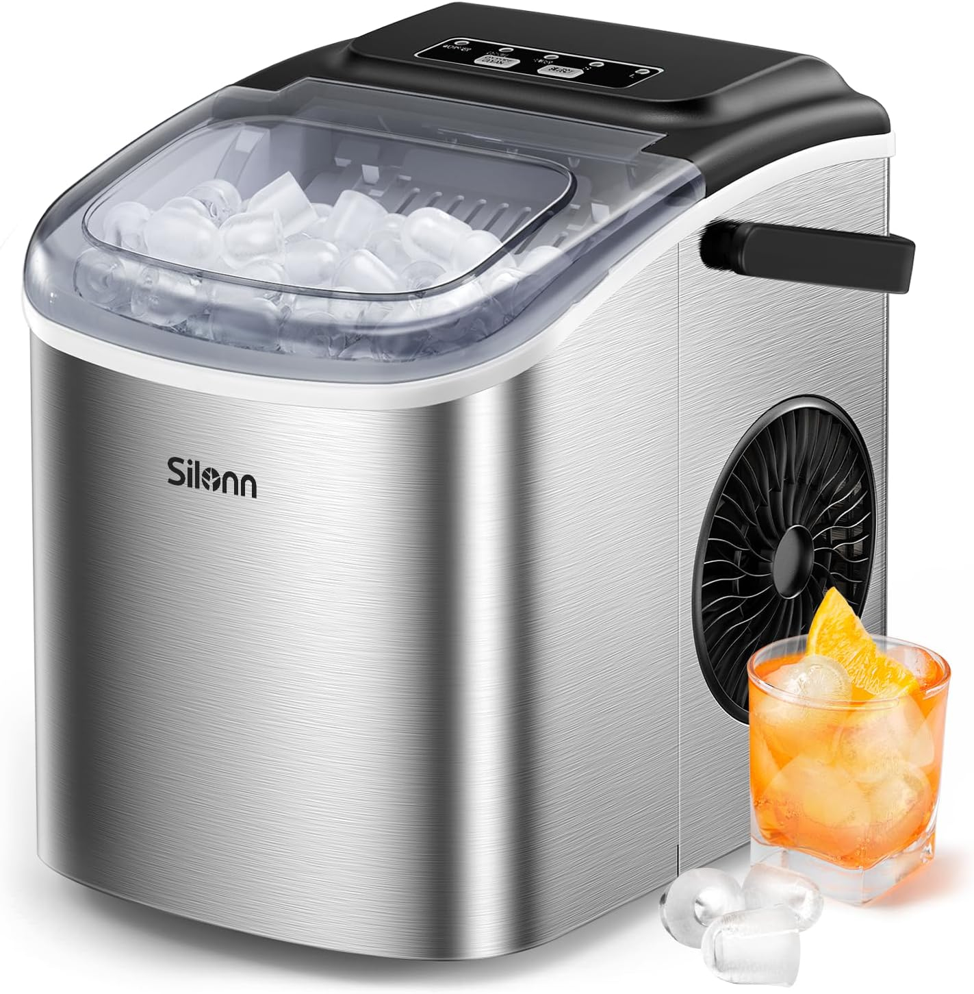 Silonn Nugget Ice Maker Countertop 33lbs - Image 3