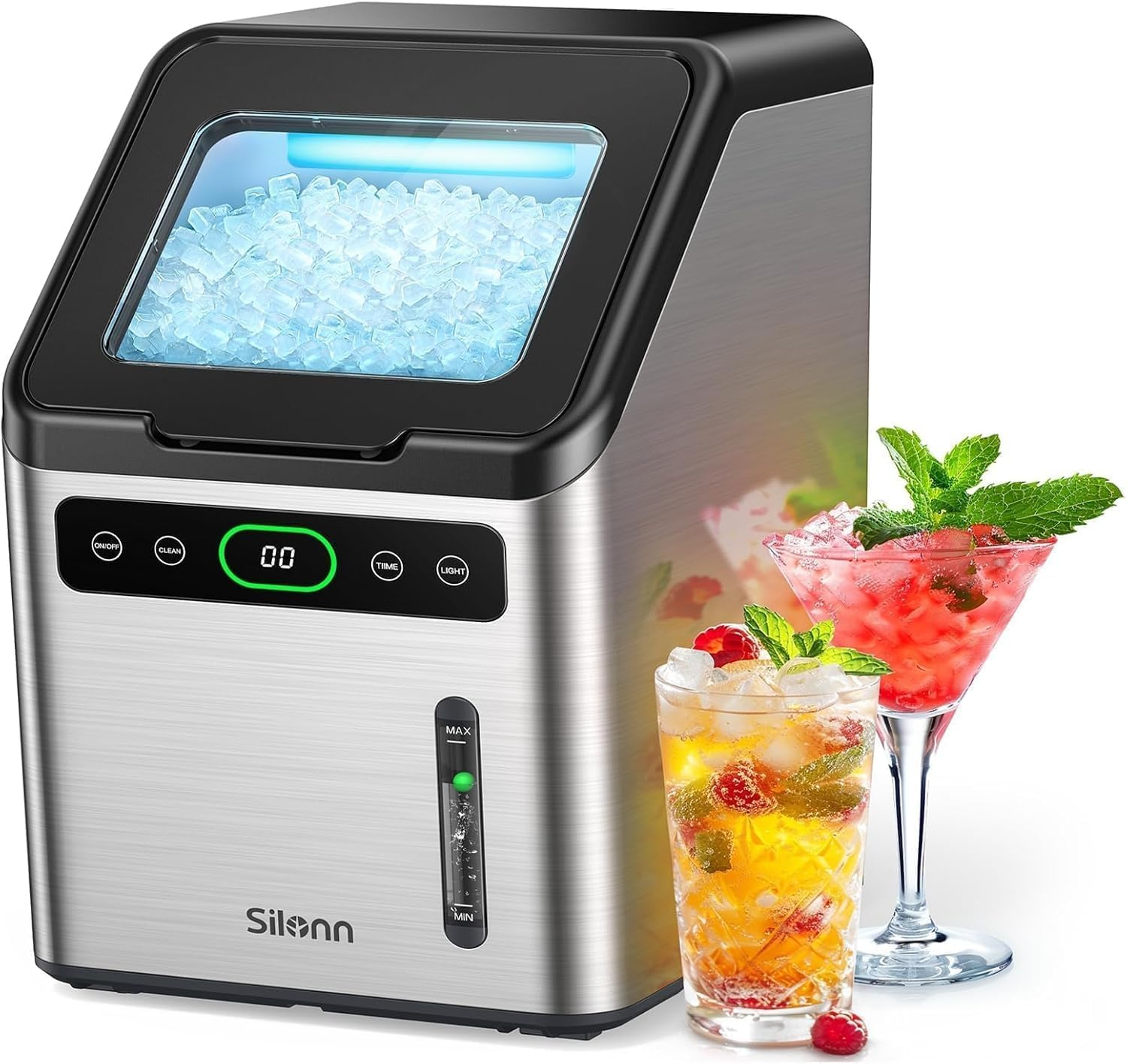 Silonn Nugget Ice Maker Countertop 33lbs - Image 10