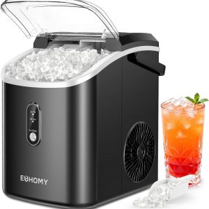 EUHOMY Nugget Ice Maker Countertop 38lbs
