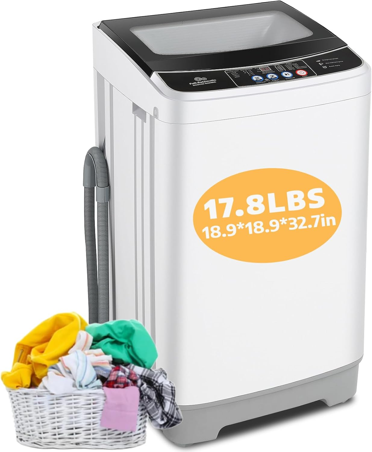 Nictemaw Portable Washing Machine 17.8Lbs