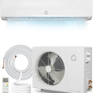 Garvee 12000 BTU Mini Split Air Conditioner,19 SEER2 Ductless Inverter AC w/ 230V, Cool Up to 750 Sq. Ft with Heat Pump System,White