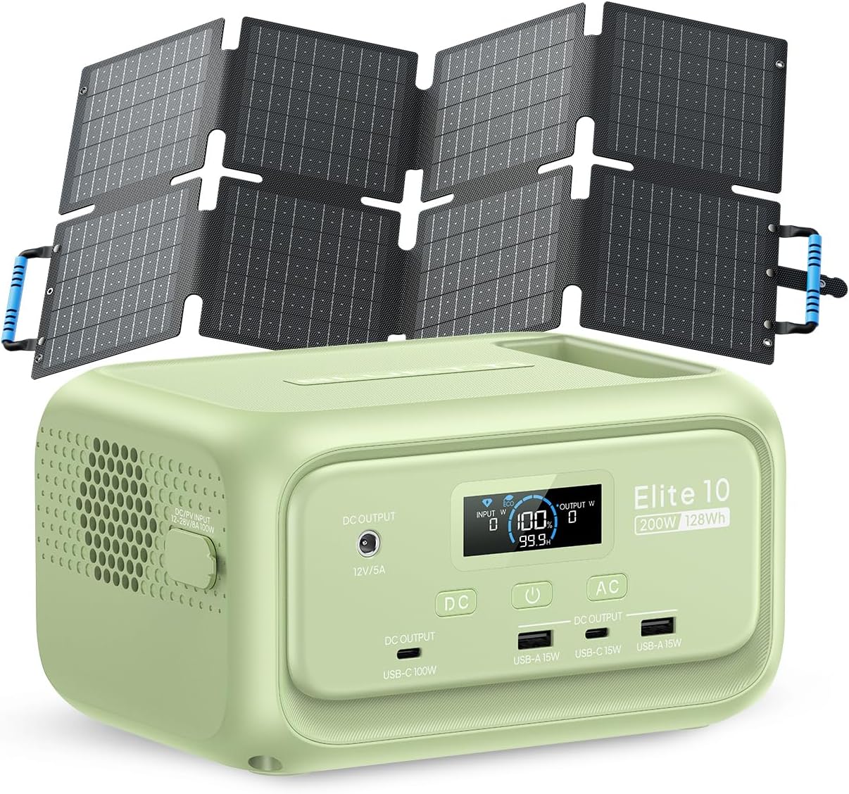 BLUETTI Solar Generator Elite 10 with 60W Solar Panel