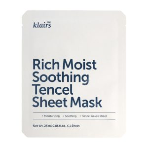 Dear Klairs Rich Moist Soothing Tencel Sheet Mask 1Pc