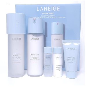 Water Bank Blue Hyaluronic 2 Step Essential Set For Normal to Dry Skin (5 pcs)