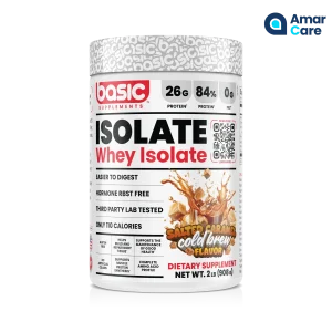 Basic® Isolate WHEY Protein - 2lb (908g) - Salted Caramel Cold Brew