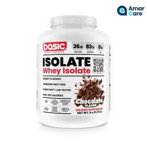 Basic® Isolate WHEY Protein - 5lb (2.27kg) - Chocolate