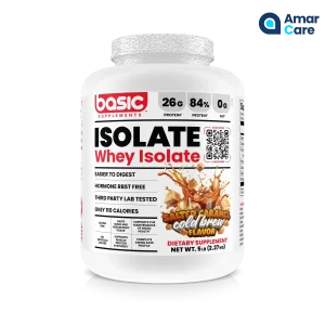 Basic® Isolate WHEY Protein - 5lb (2.27kg) - Salted Caramel Cold Brew