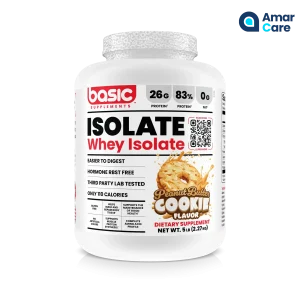 Basic® Isolate WHEY Protein - 5lb (2.27kg) - Peanut Butter Cookie