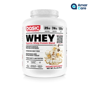 Basic® Whey Protein - 5lb (2.27kg) - Vanilla