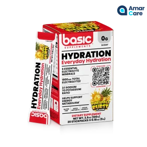 Basic® Hydration 20 x 5 Grams Sachets  - 20 x 5g - Pineapple Burst