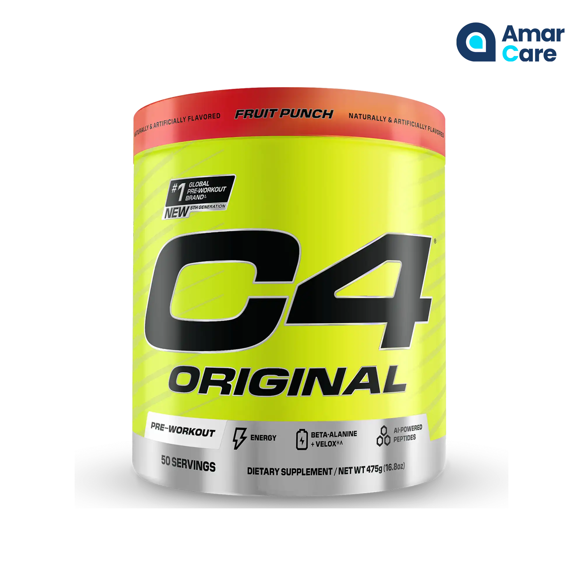 Cellucor C4 Original Pre-Workout Powder - 50 Serves - Fruit Punch