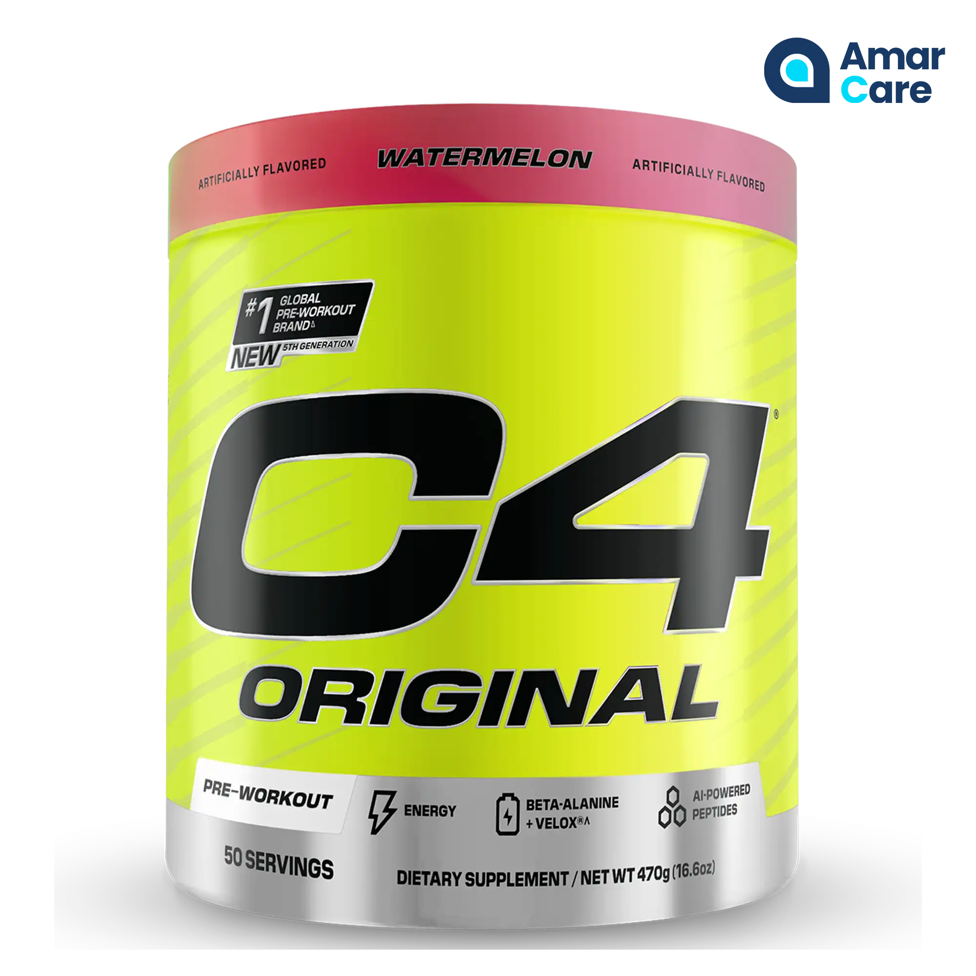 Cellucor C4 Original Pre-Workout Powder - 50 Serves - Watermelon
