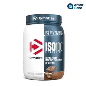 Dymatize® ISO 100 - 1.4lb (640g) - Fudge Brownie