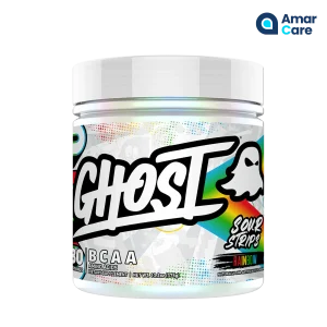 GHOST BCAA  v2 Powder - 30 Serves - Sour Strips Rainbow Candy (Limited Edition)