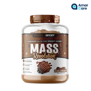 MuscleSport Mass Revolution - 6lb (2.72kg) - Chocolate Ice Cream