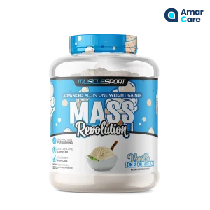 MuscleSport Mass Revolution - 6lb (2.72kg) - Vanilla Ice Cream