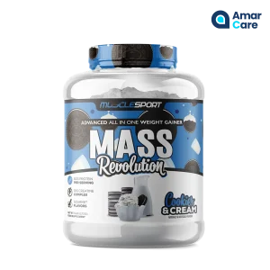 MuscleSport Mass Revolution - 6lb (2.72kg) - Cookies & Cream