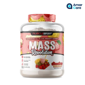 MuscleSport Mass Revolution - 6lb (2.72kg) - Strawberry Banana