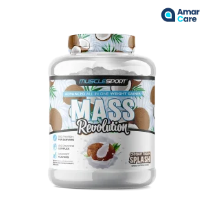 MuscleSport Mass Revolution - 6lb (2.72kg) - Coconut Cream Splash