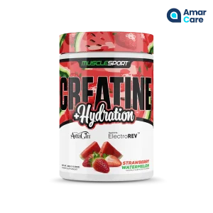 Musclesport Creatine + Hydration - 60 Serves - Strawberry Watermelon