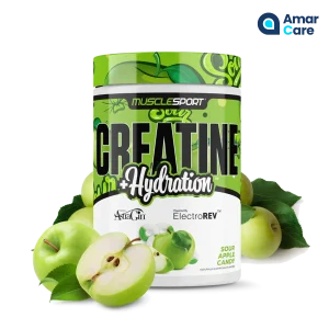 Musclesport Creatine + Hydration - 60 Serves - Sour Apple candy