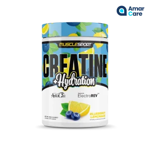 Musclesport Creatine + Hydration - 60 Serves - Blueberry Lemonade