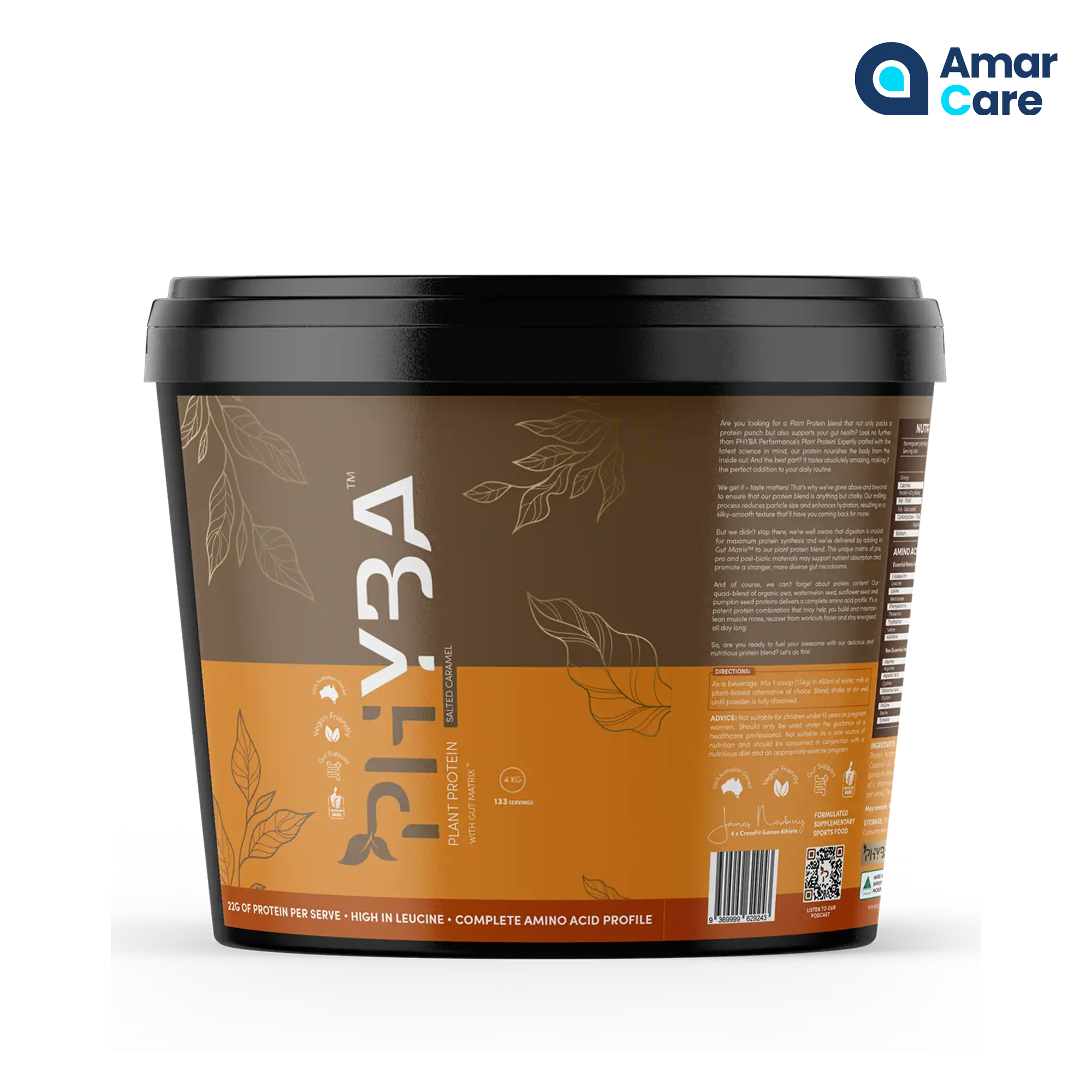 Phyba Plant Protein - 4kg - Salted Caramel