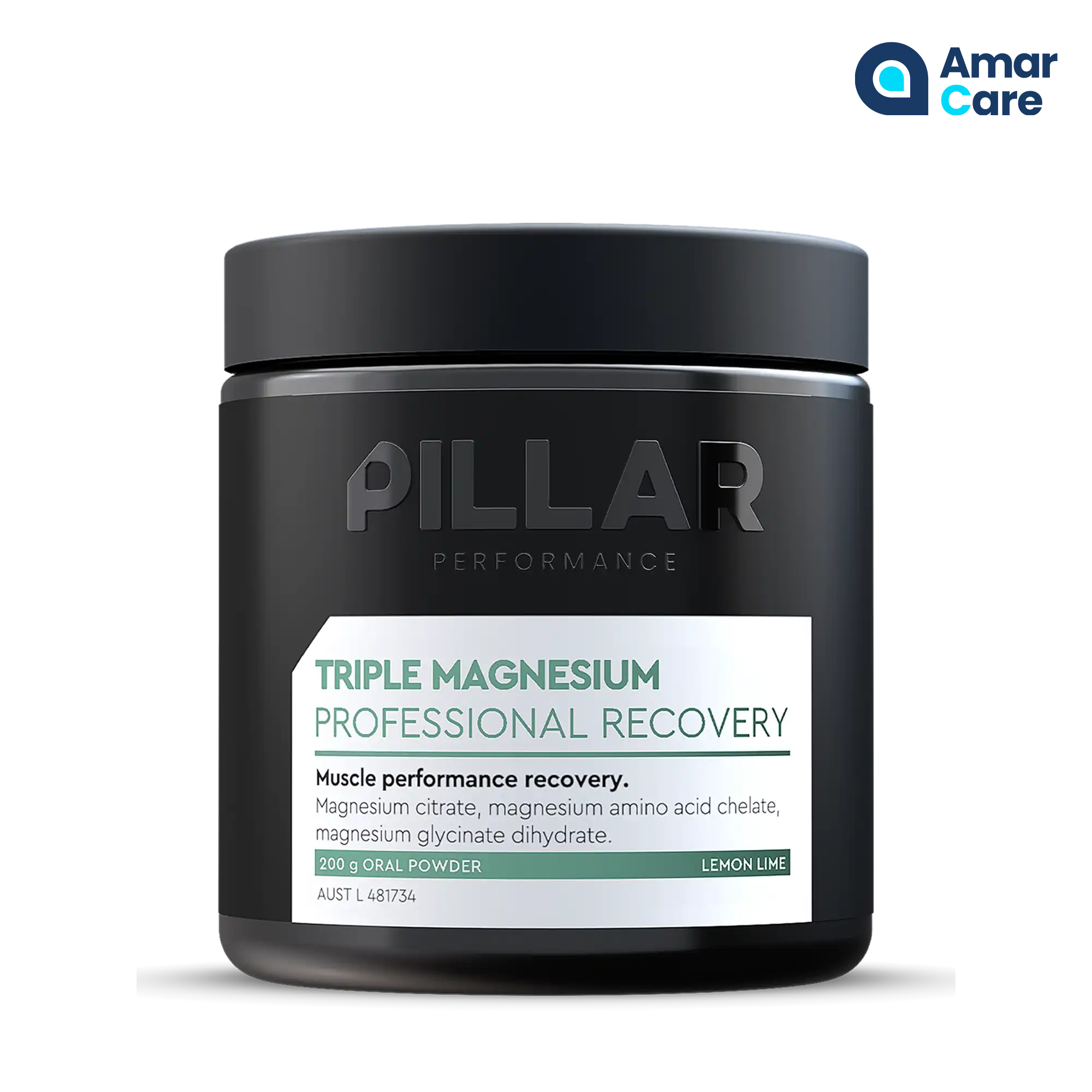 PILLAR TRIPLE MAGNESIUM - 200g - Lemon lime
