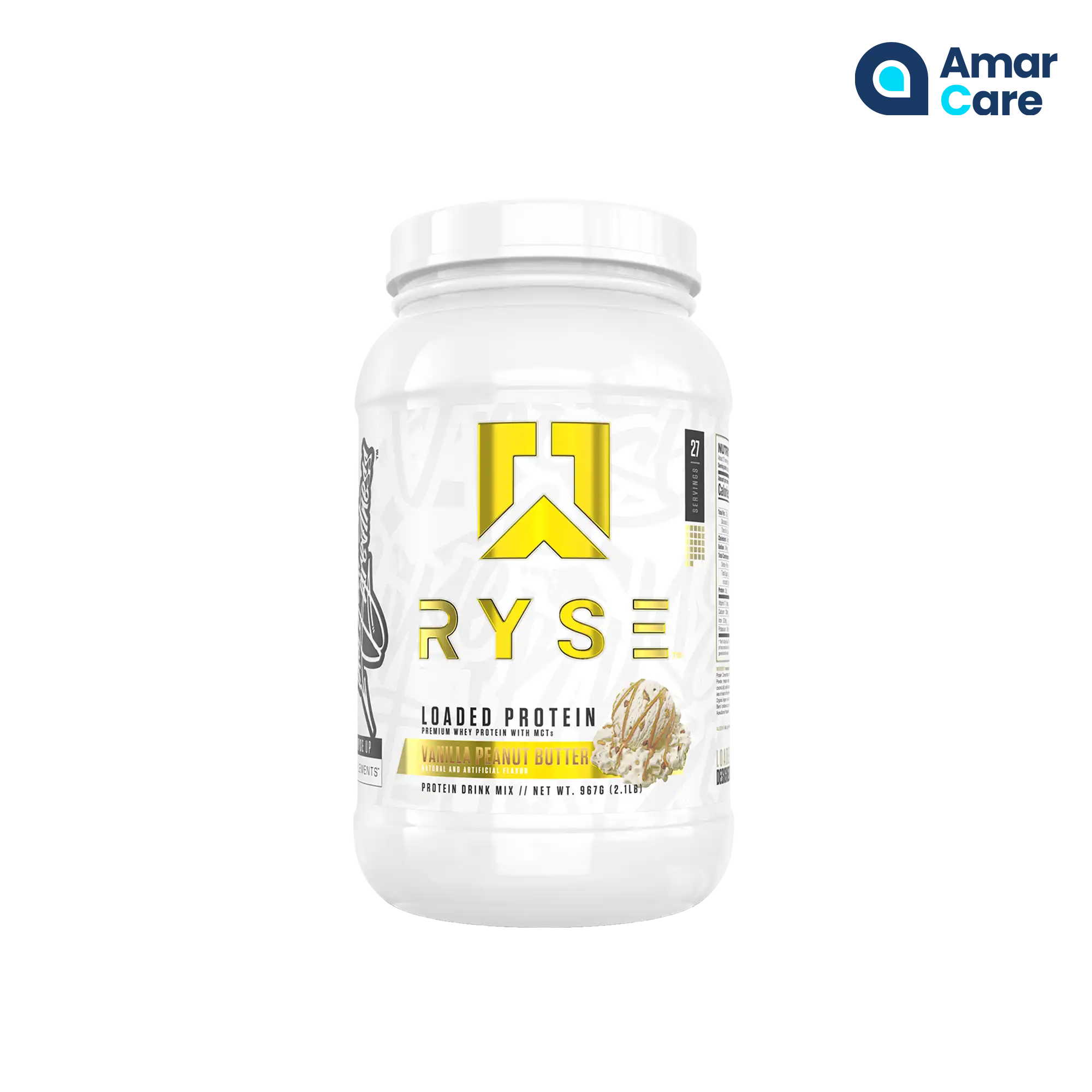 RYSE Loaded Protein - 2lb (907g) - Vanilla Peanut Butter