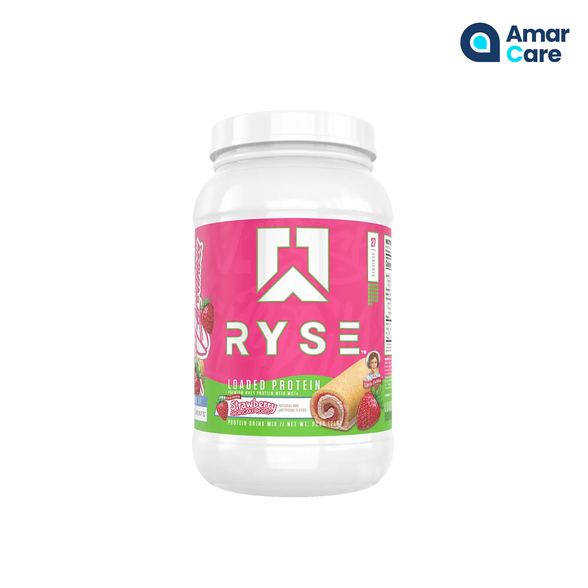 RYSE Loaded Protein - 2lb (907g) - Straw/Shortcake/Roll