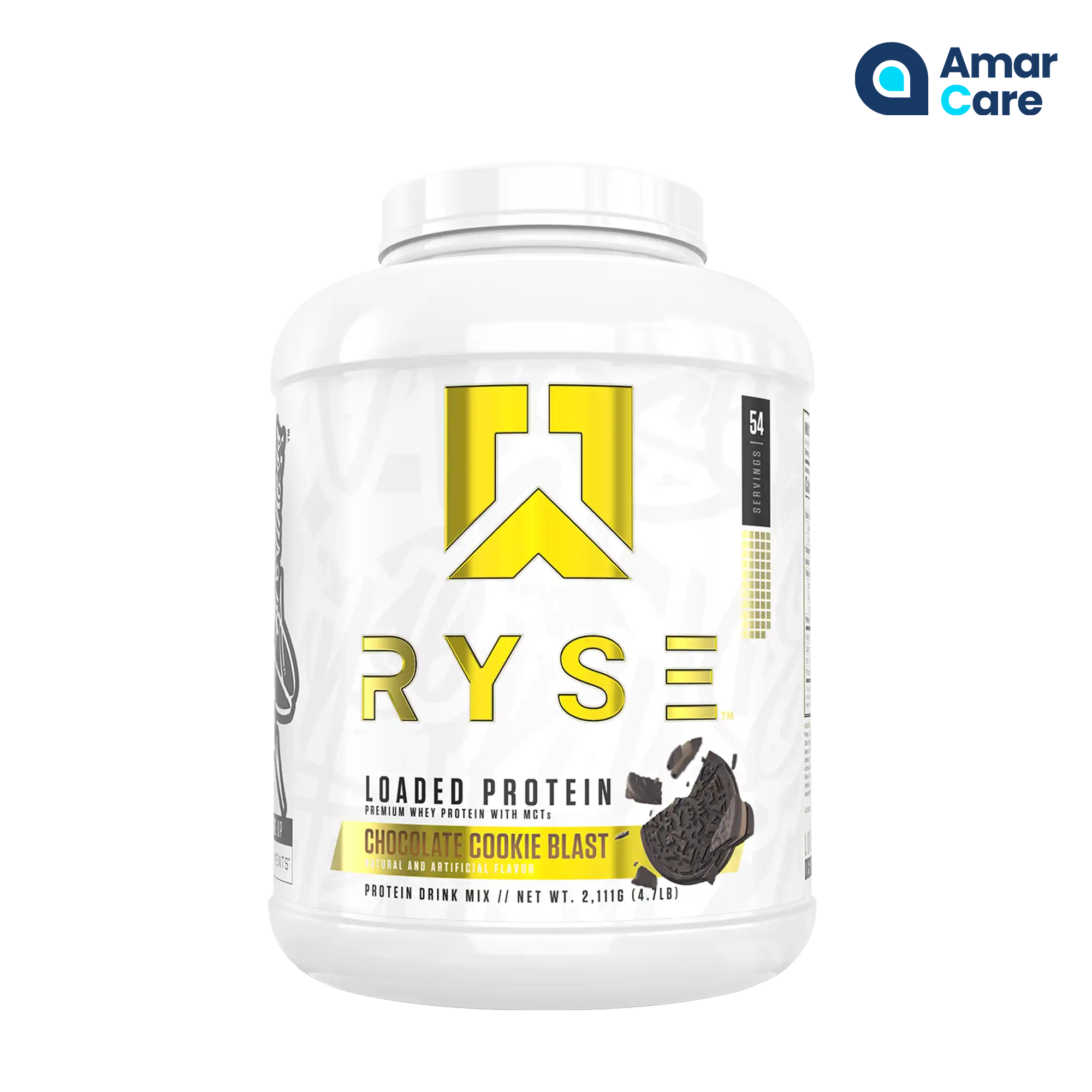 RYSE Loaded Protein - 4lb(1.8kg) - Choc Cookie Blast