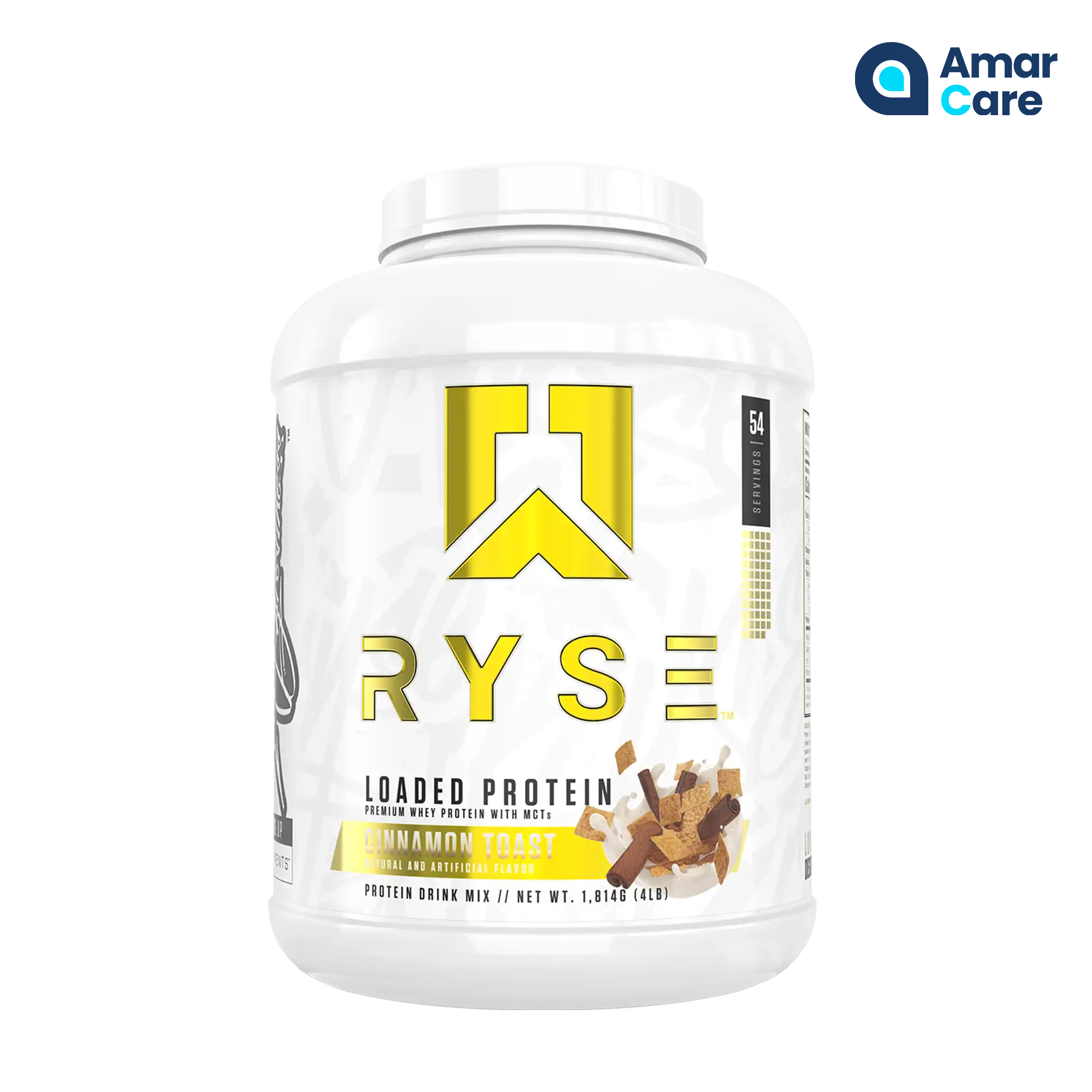 RYSE Loaded Protein - 4lb(1.8kg) - Cinnamon Toast