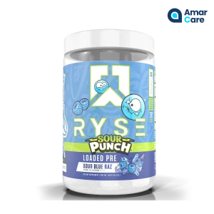 RYSE Loaded Pre Workout - 30 Serves - Sour Punch Blue Razz