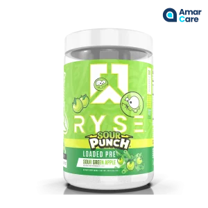 RYSE Loaded Pre Workout - 30 Serves - Sour Punch Green Apple