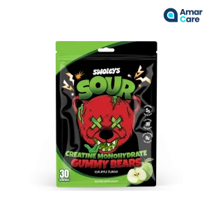 Swoleys Sour Creatine Gummy Bears - 30 Serves - Sour Apple