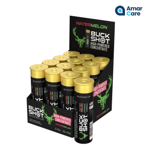 Bucked Up Buck Shot 12 x 60ml - 12 x 60ml - Watermelon