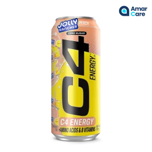 Cellucor C4 Carbonated RTD 12 x 473ml - 12 x 473ml - Jolly Rancher Peach