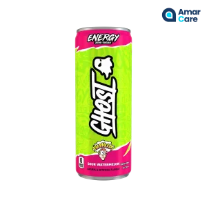 GHOST Energy Drink 12 Pack - 12 250ml - Warheads Sour Watermelon