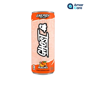 GHOST Energy Drink 12 Pack - 12 250ml - Peaches