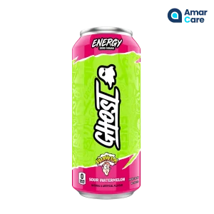 GHOST Energy Drink 12 Pack - 12 x 500ml - Warheads Sour Watermelon